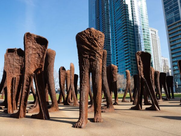 Agora sculptures in Chicago Loop