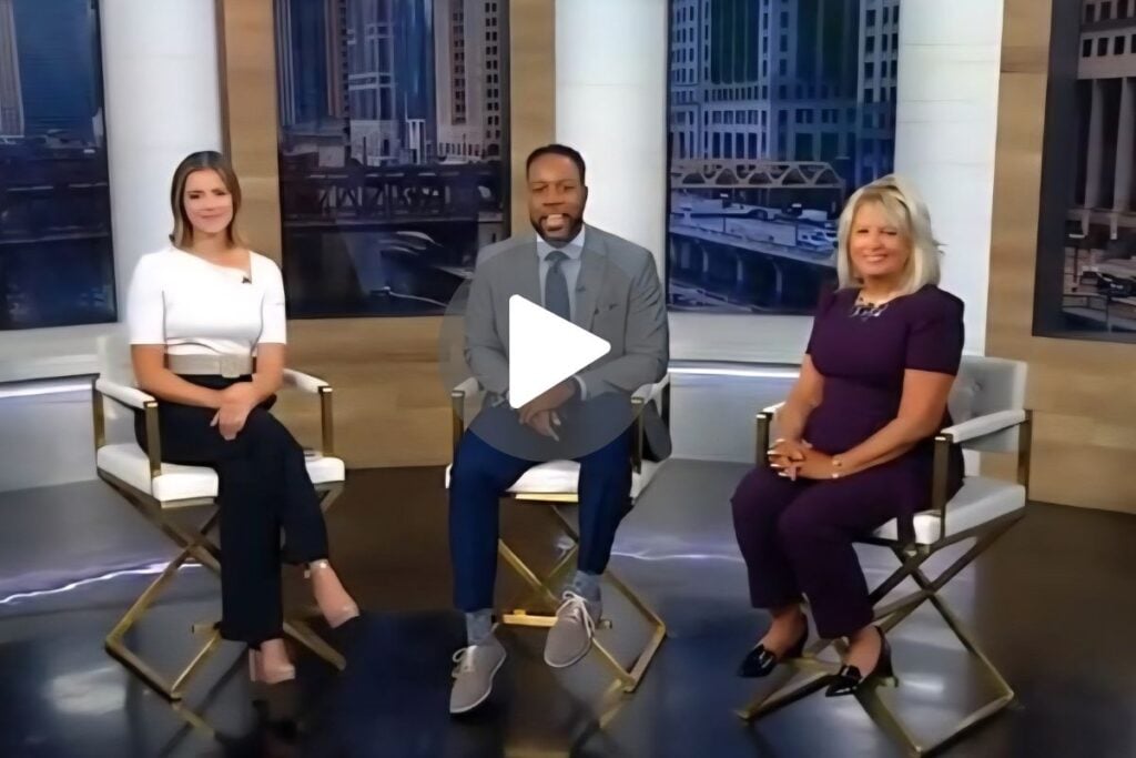 Jill Halpin, travel expert on the set of Fox32 Good Day, Chicago.