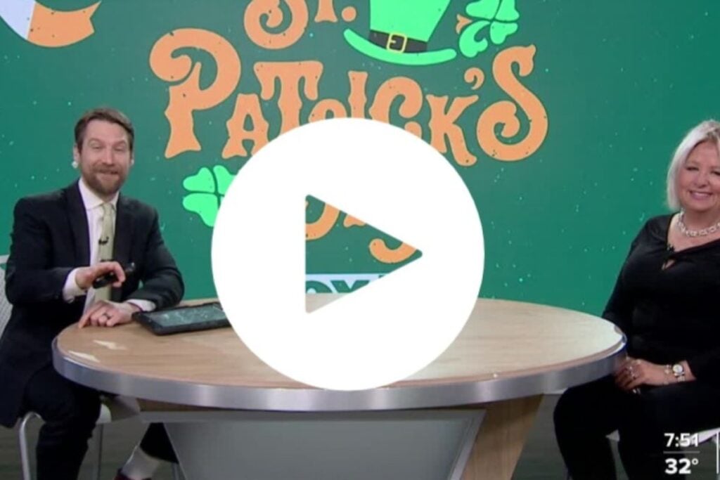 travel expert jill halpin of littlechicagoguide.comon Fox17 west michigan for St. Patrick's Day in Chicago