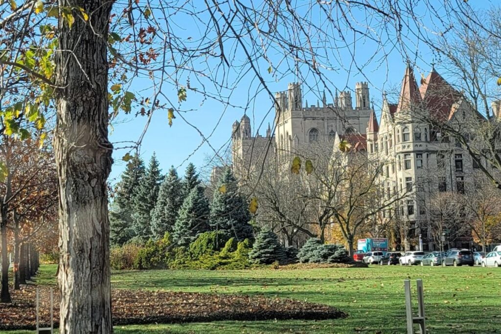 university of chicago campus in hyde park