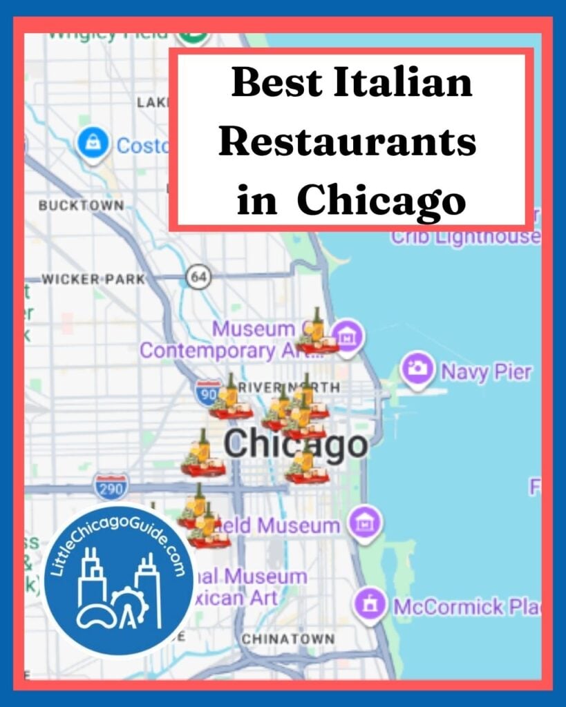 map the best italian restaurants in chicago