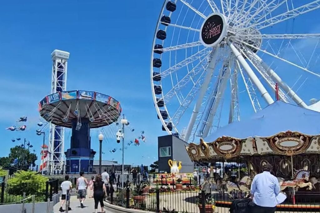 Navy Pier in Chicago delights children of all ages.
